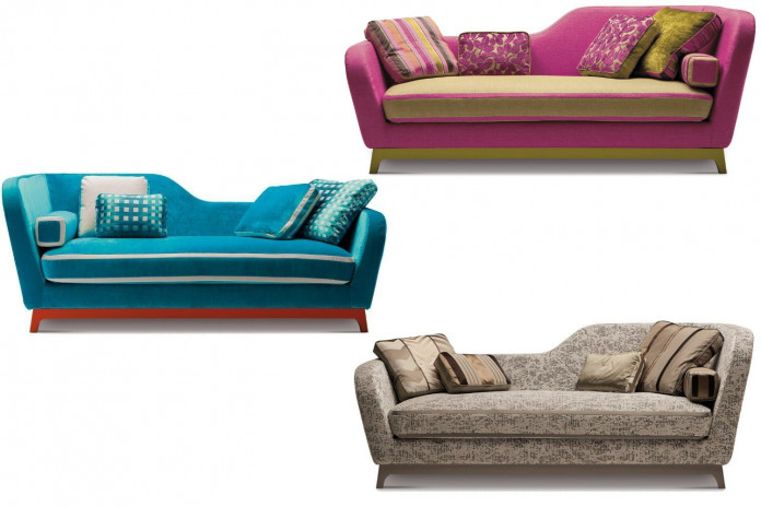 High end multicoloured statement sofas Trendy, Fashion and Glamour