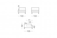 Dave - 1 seater sofa