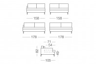 Dave - 2 seater sofa
