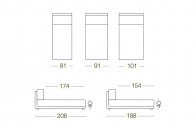 Dennis - Chaise Longue