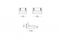 Ellington - 1 seater sofa