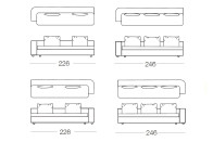 Foster - 3 seater sofa