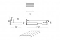 Matrix - 1 seater sofa bed