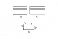 Matrix - 3 seater sofa