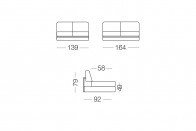 Prince - 2 seater sofa