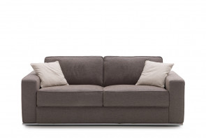 2-3 seater sofa with metal base in a tubular design