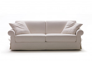 Traditional rolled-arm sofa bed available as an armchair, 2 or 3 seater