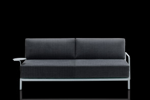 High quality metal frame sofa bed available as a 200 cm wide 3 seater,