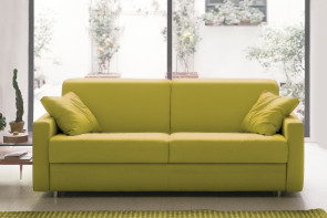 Modern sleeper sofa for guest rooms with a choice of arms