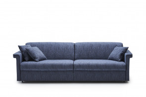 Contemporary key arm 3-seater sofa