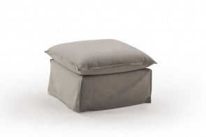 Square footstool with seat cushion Clarke