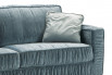 Square box cushions with plain, ruffled or pleated covers