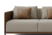 Decorative down feather cushion for Marsalis sofa