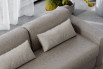 Jarreau lumbar pillow for fabric sofa