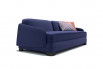 The cuved back and arms embrace the single-cushion seat and loose back cushions