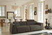 A low back sofa is a great choice for open plan apartments