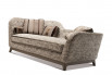 The skillfully woven upholstery boasts an ultra contemporary jacquard-ish look