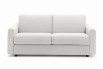 Sofa with rounded arms
