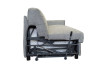 Sofa bed with retractable feet system Eddie