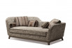 A stylish combination in taupe and grey for a unique sofa bed