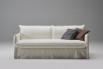 Relaxed look with loose cover for a casual, chic sofa bed