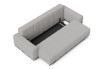 Haden double sofa bed with anthracite-coloured drawer for storing cushions