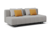 Armless version of the Haden futon sofa bed without matress