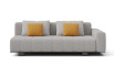 Haden double sofa bed with armrest on the right side