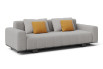 Haden futon sofa bed without matress with Black Nichel legs