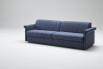 A large and comfy 3-seater sleeper sofa that turns into a double bed