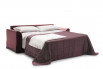 A comfortable double bed with proper 18 cm thick mattress