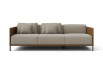 3 seater multicolour sofa with down feather cushions Marsalis