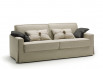 2-3 seater fabric sofa with skirted base detailed with buttons