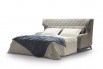 The sofa bed converts to XL single, French double, or king size bed.