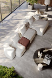 Foster modular sofa bed as a version with chaise longue 
