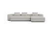 Modular sofa with a chaise longue module