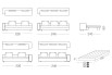Foster - 3-seater sofa module with bed, measurements