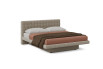 Cocos hanging effect double bed with lowered riser mechanism