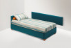 Antigua single bed with side bumper