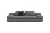 Modern sofa with bench seat Rufus