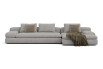 Rufus as a sectional sofa with chaise