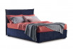 Double bed in fabric