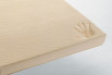 Memory and polyurethane foam bed mattress with cotton fabric cover