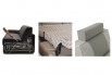 Accessories: retractable casters, bed base cover, headrest (sold separately)