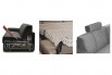 Accessories: retractable casters, bed base cover, headrest (sold separately)
