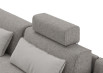 Headrest cushion for sofas