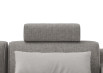Headrest cushion for sofas