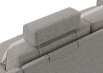 Headrest cushion for sofas