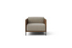 Dual tone armchair bed with slim armrests Marsalis