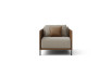 Dual tone armchair with slim armrests Marsalis